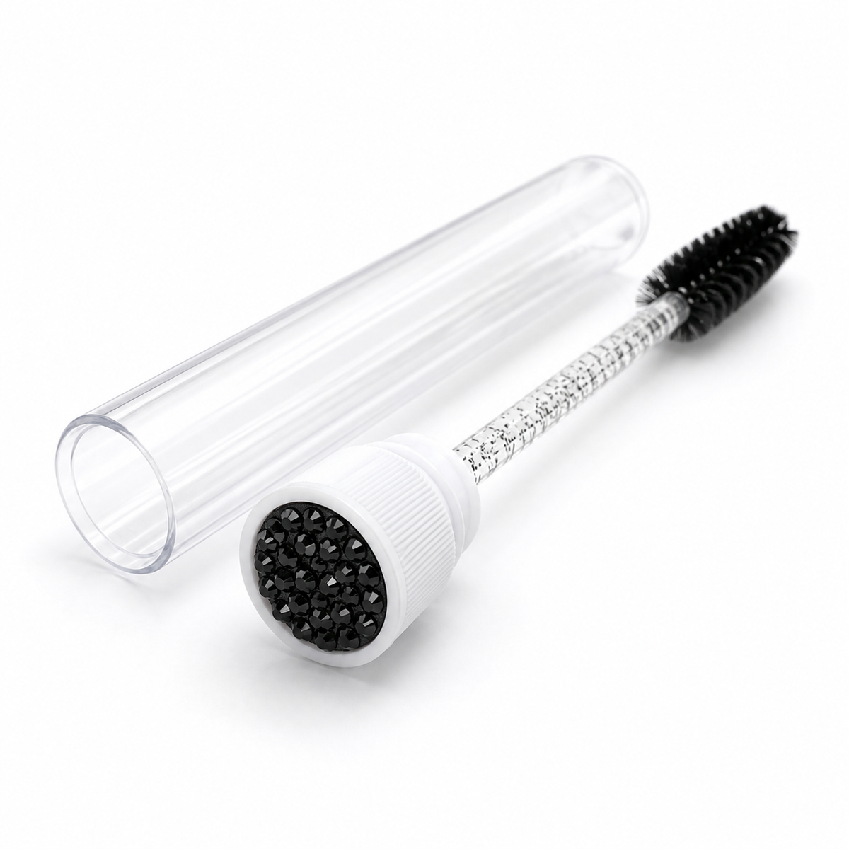 Lash extension aftercare kit with lash wash cleansing brush and mascara wand