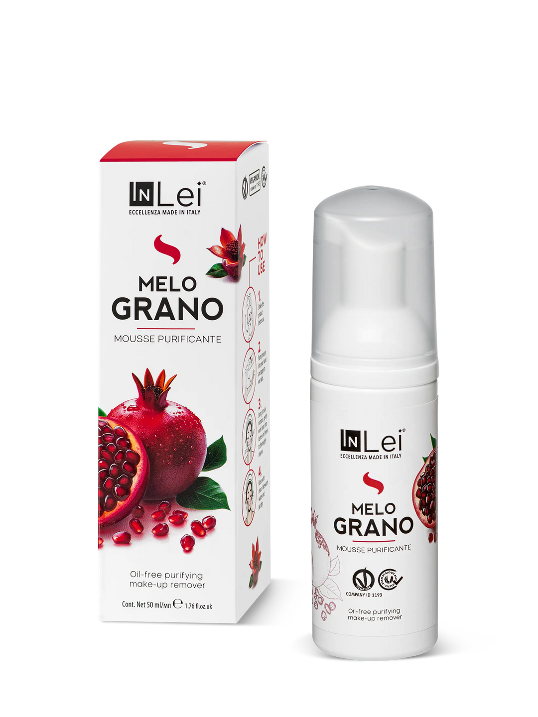InLei® Pomegranate Mousse Travel Size | Lash & Brow Aftercare Cleanser (12PCS)