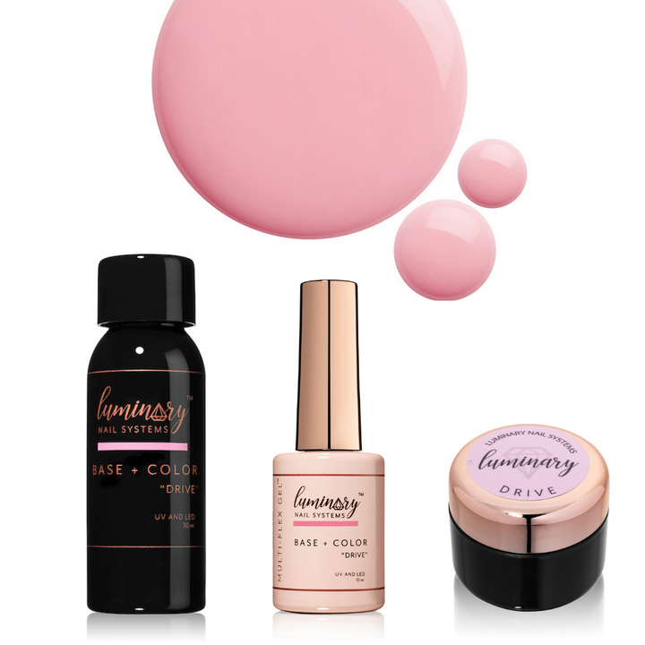 Luminary™ Drive | Soft Pink Gel Polish | Multi-Flex Gel Builder & Base