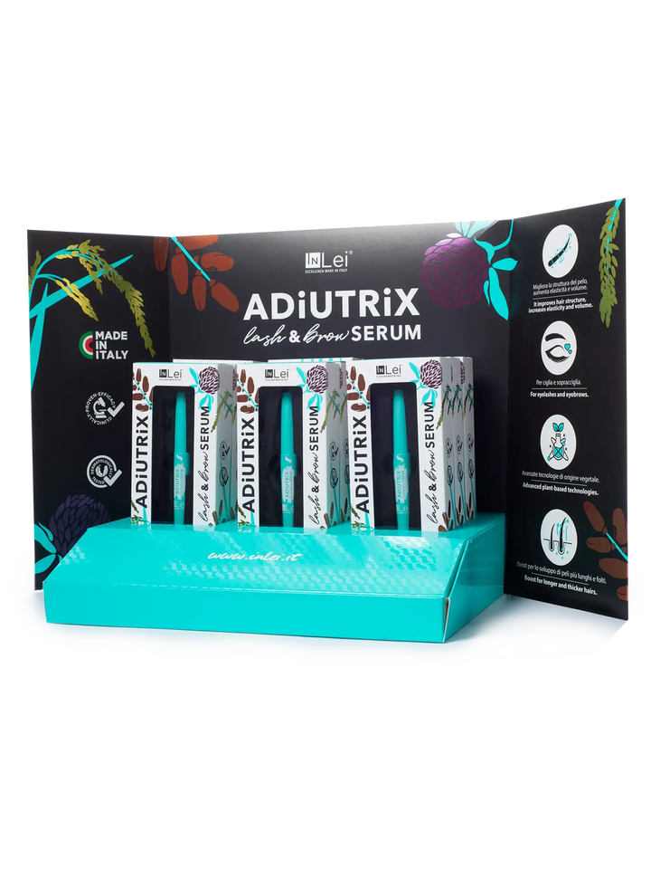 InLei® ADiUTRiX Display | Lash & Brow Serum | 9 Piece