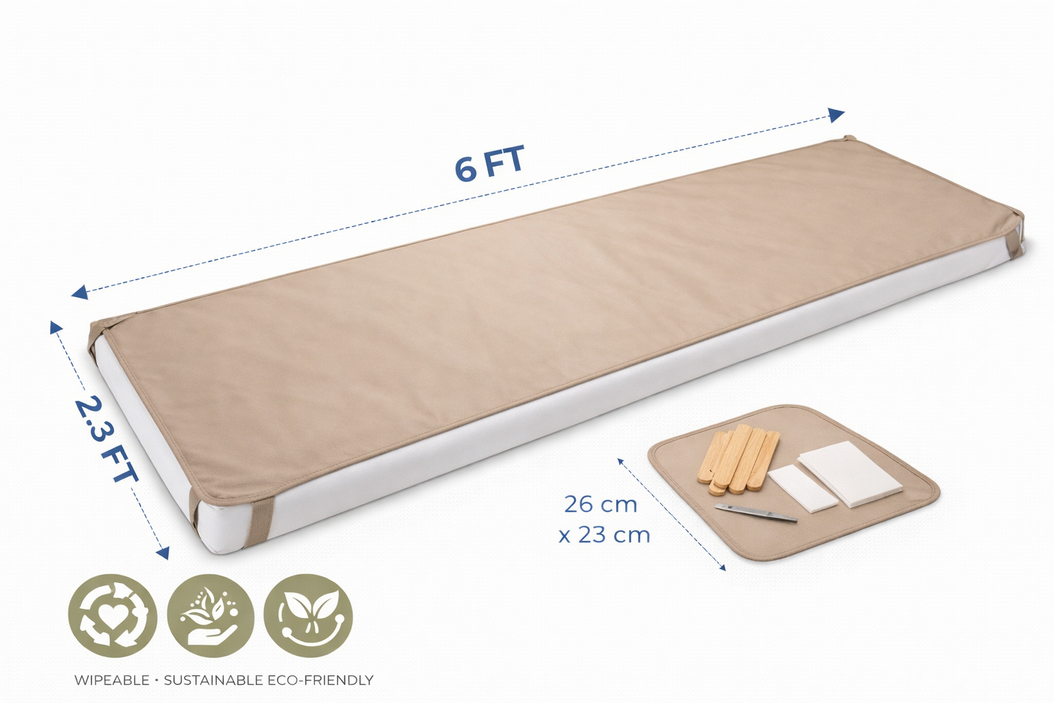 Eco-Friendly Professional Wax Pads for Estheticians & Spa Tables