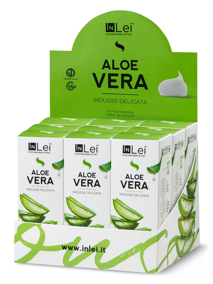 InLei® Aloe Mousse Display | Lash & Brow Aftercare Cleanser (100ml)