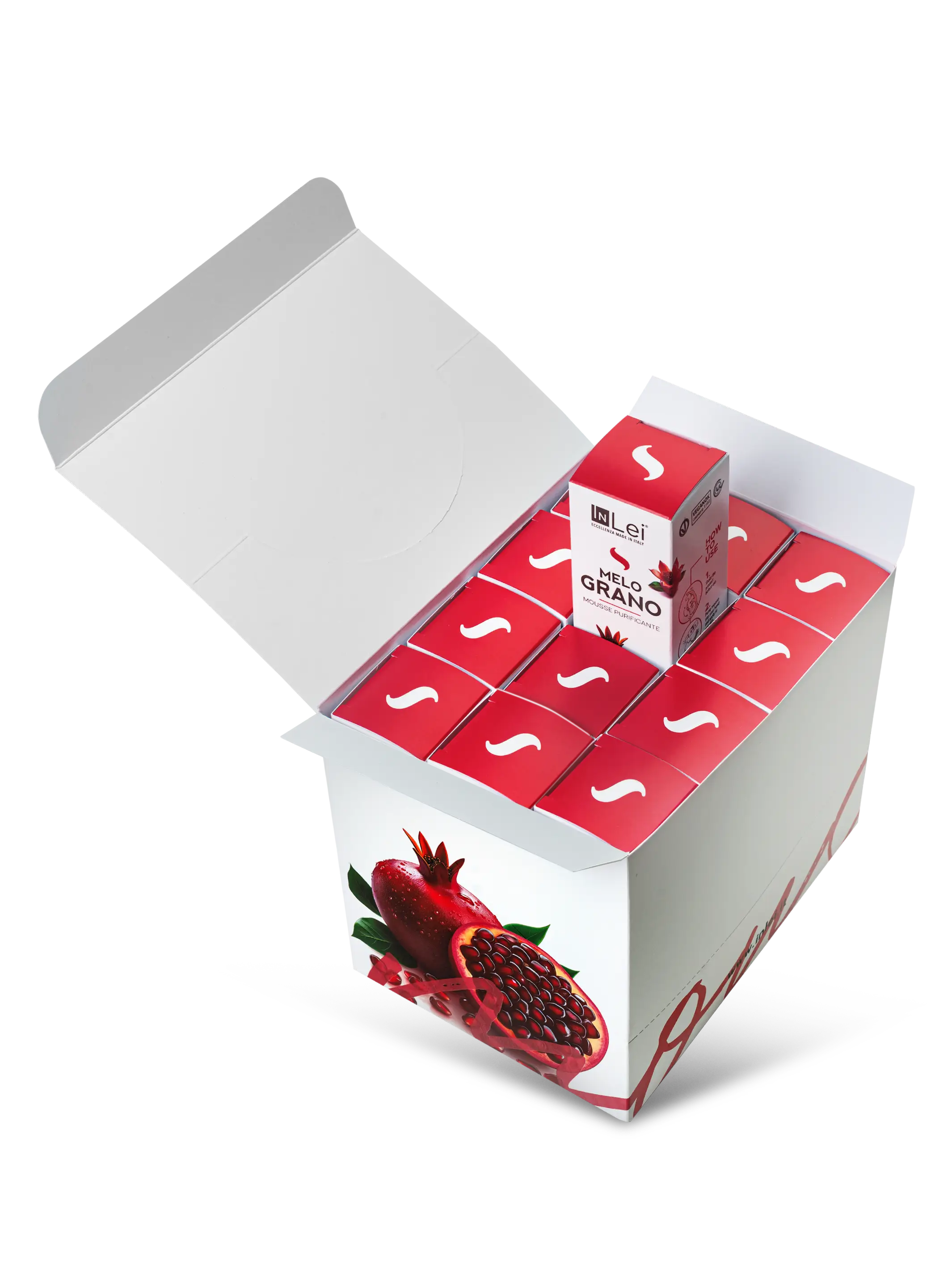 InLei® Pomegranate Mousse Travel Size | Lash & Brow Aftercare Cleanser (12PCS)