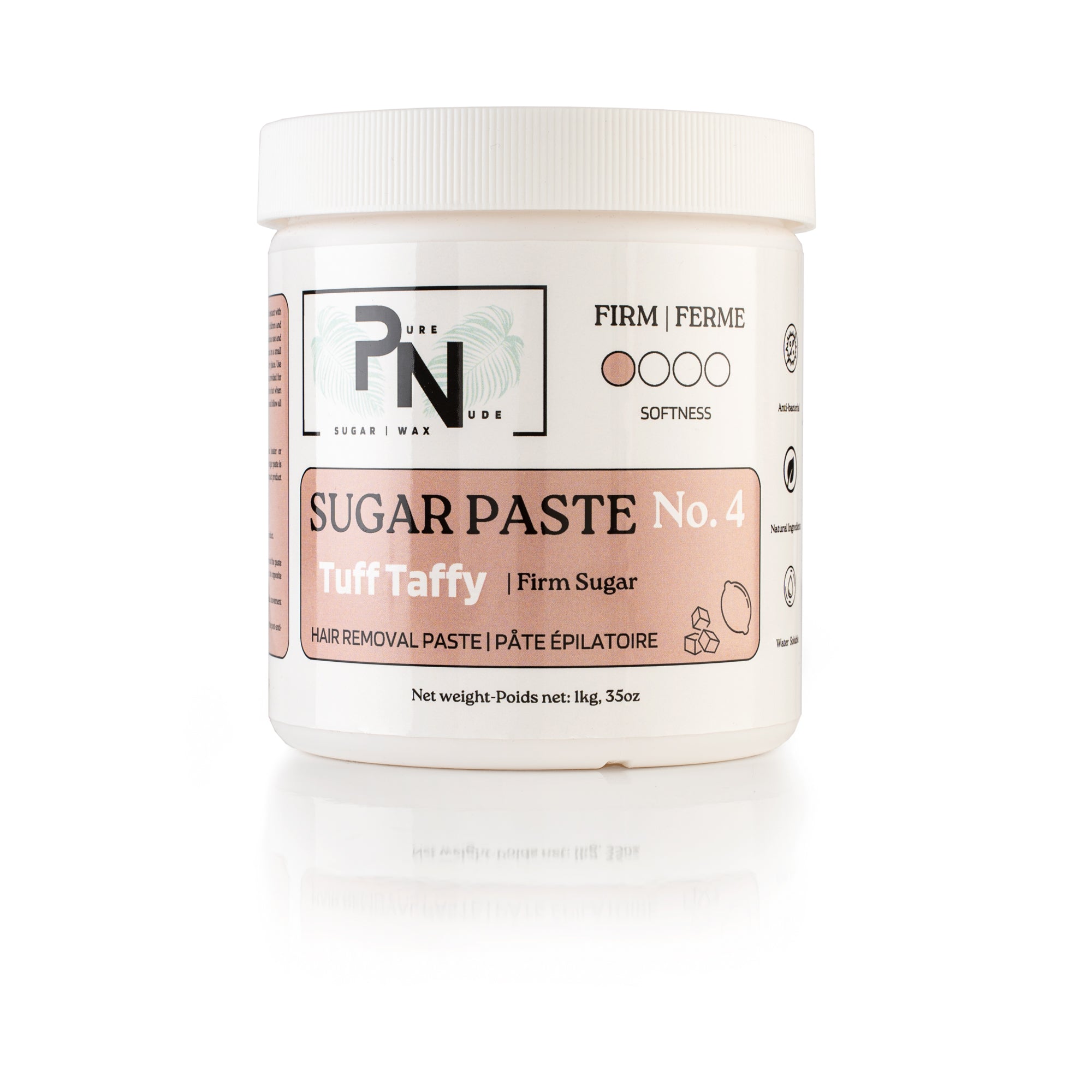 Vegan hair removal sugar wax for sensitive body areas
