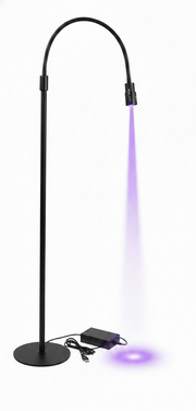 PüRE Luma™ Floor UV "Aura" Lash Lamp | Black Base | Purple Light