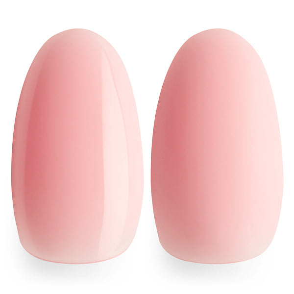matte or shiny top coat with Luminary Growth Multi-Flex Gel – Light Pink Builder Gel Polish for Nails