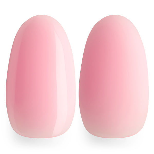 Matte and shiny top coat with Luminary Harmony Multi-Flex Builder Gel – Semi-Opaque Pink 