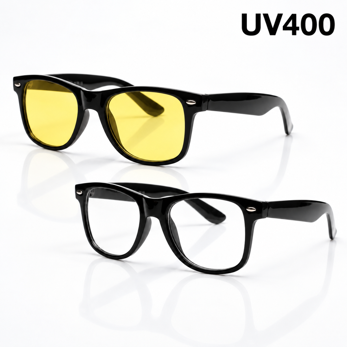 UV400 Yellow Lens Protective Glasses for UV/LED Lash Systems