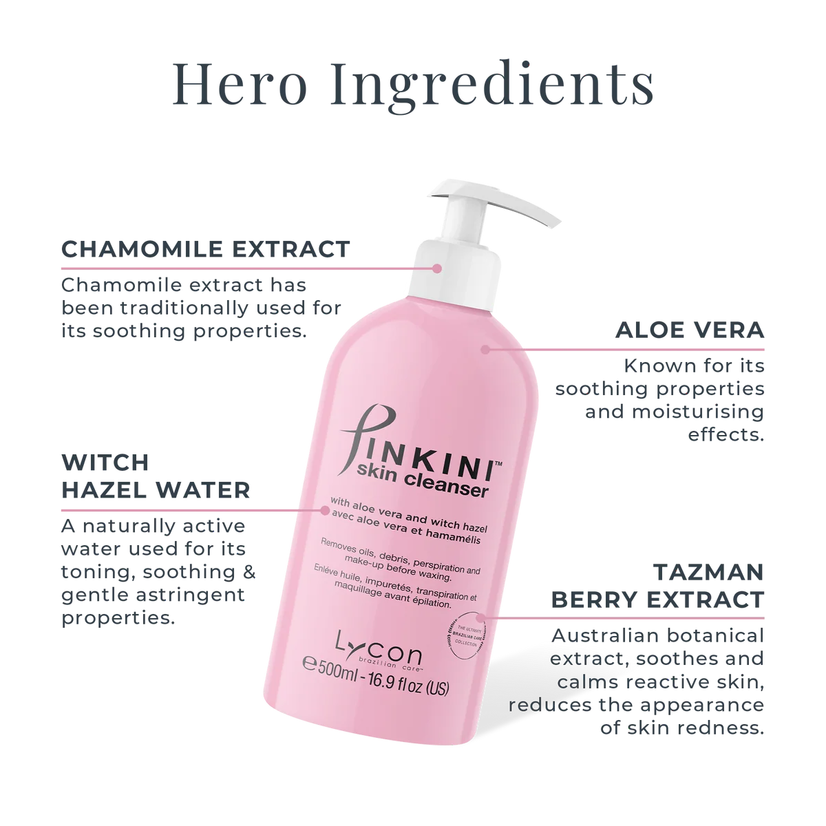 Nettoyant pour la peau Pinkini 