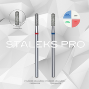 Staleks Diamond Cylinder Bit for manicure & pedicure (2.3mm x 8mm)