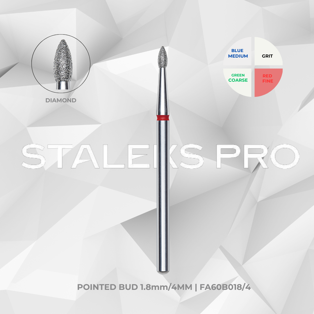 nail drill bit pointed bud 1.8mm