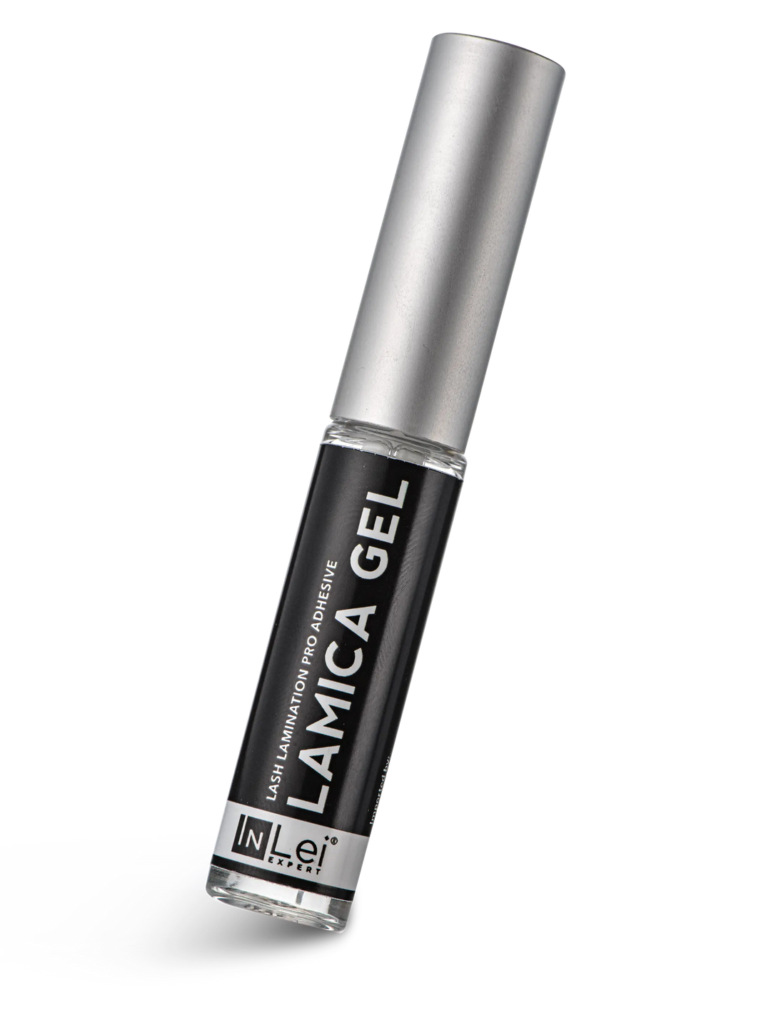 A bottle of InLei LamiCa GEL lash filler / lift adhesive 5ml