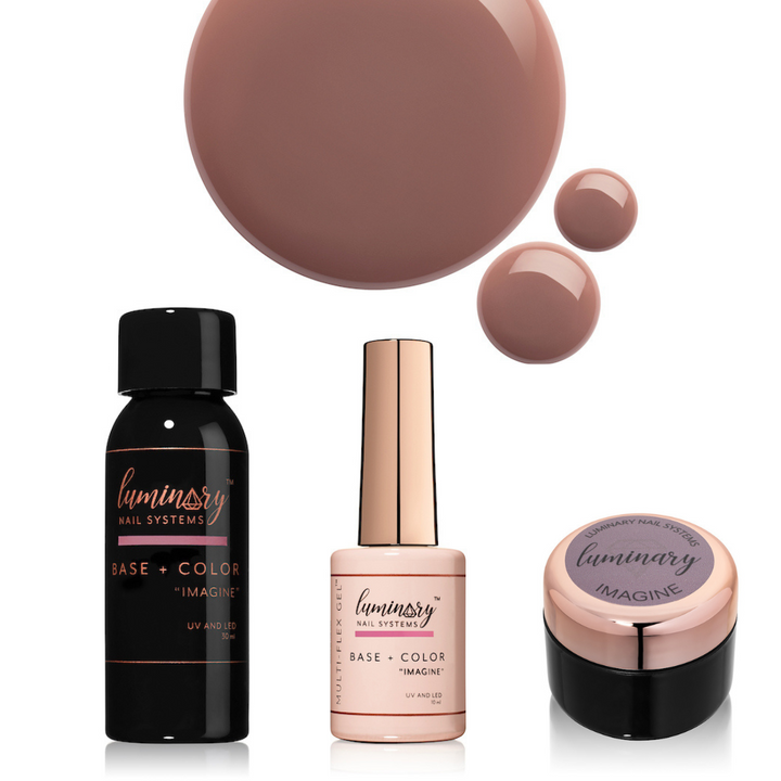 Luminary™ Imagine | Dusty Rose Gel Polish | Multi-Flex Gel Builder & Base
