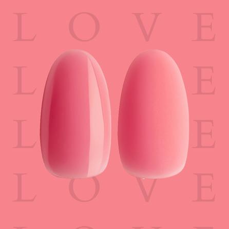 Matte or Shiny top coat for Luminary Love bright pink builder gel bottle – bold, semi-opaque pink Multi-Flex Gel for vibrant nail overlays and extensions