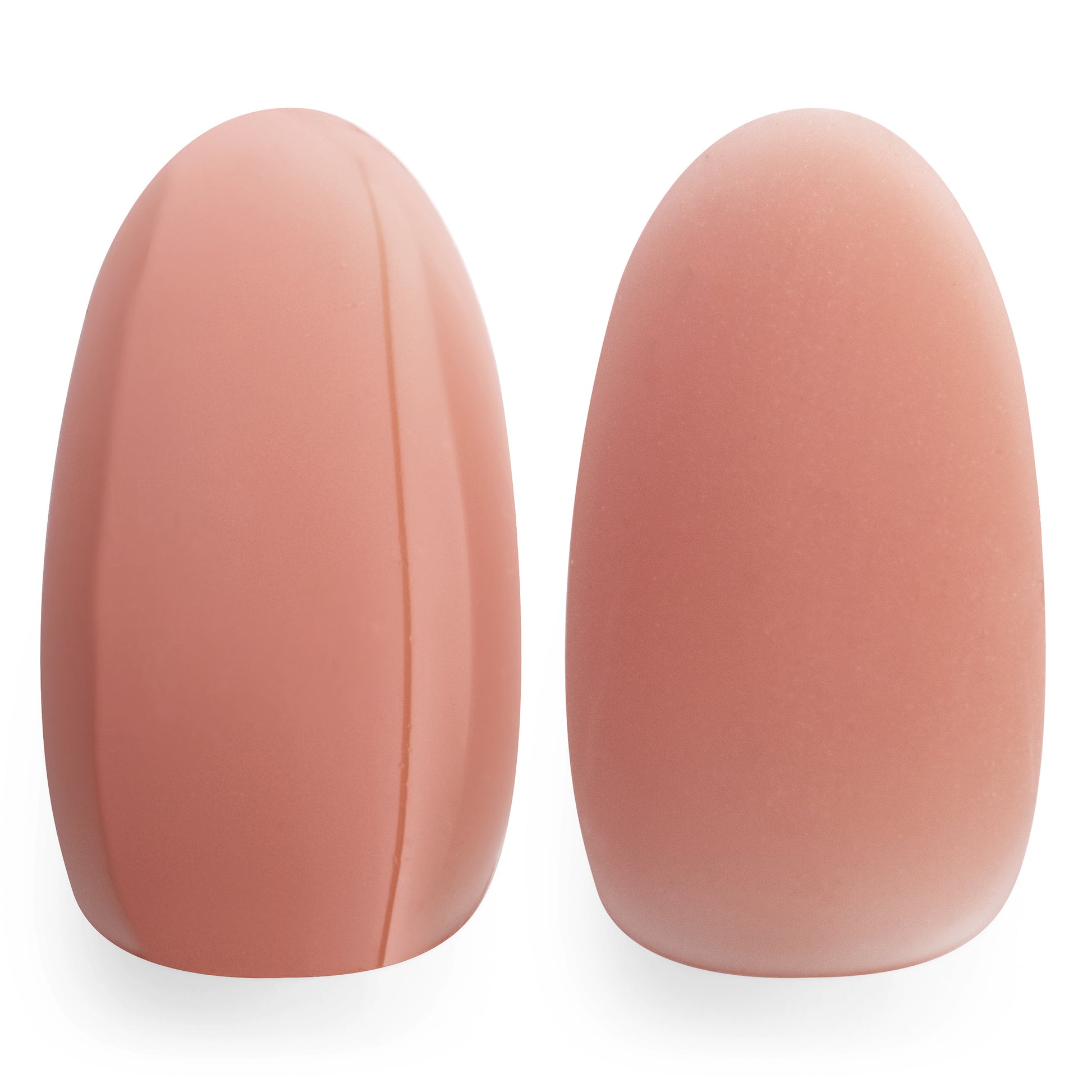 Matte and shiny top coat for Luminary Peace Nude Peach Multi-flex builder gel and base colour in one.