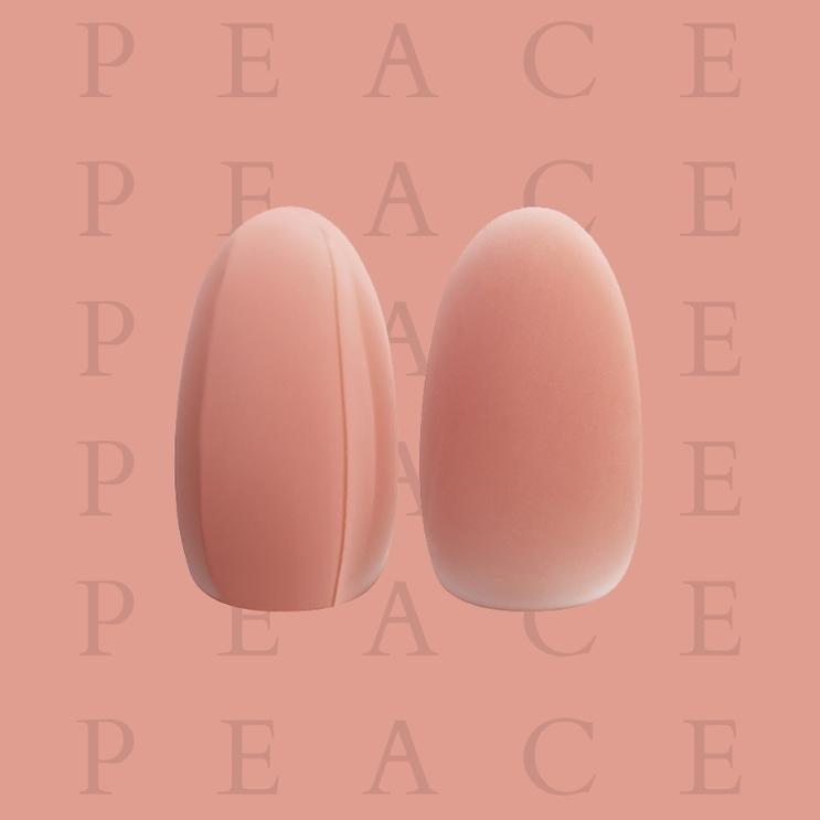 Matte and shiny top coat for Luminary Peace Nude Peach Multi-flex builder gel and base colour in one.