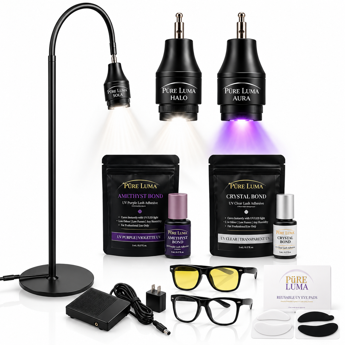 PüRE Luma™ SOLA Hybrid UV/LED Floor Light System | Complete Professional Kit | FREE Course