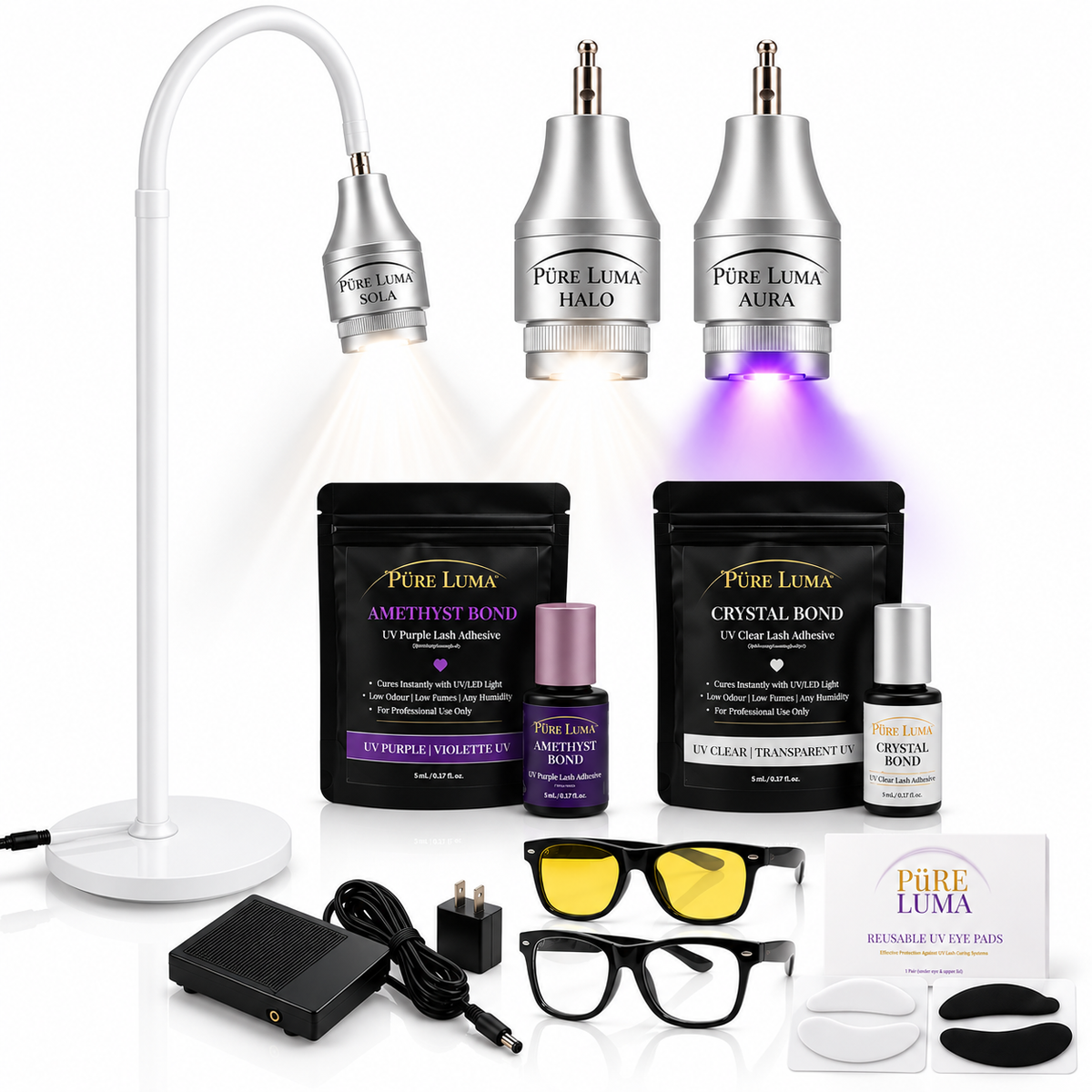 PüRE Luma™ SOLA Hybrid UV/LED Floor Light System | Complete Professional Kit | FREE Course