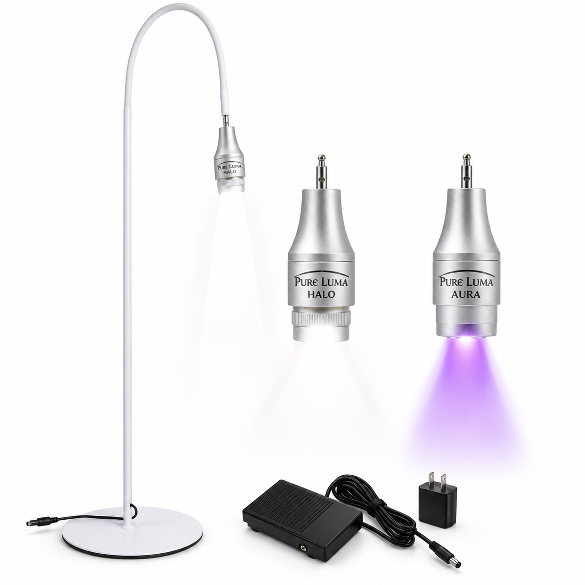 PüRE Luma™ SOLA Hybrid UV/LED Floor Light System | Aura UV + Halo LED | FREE Course