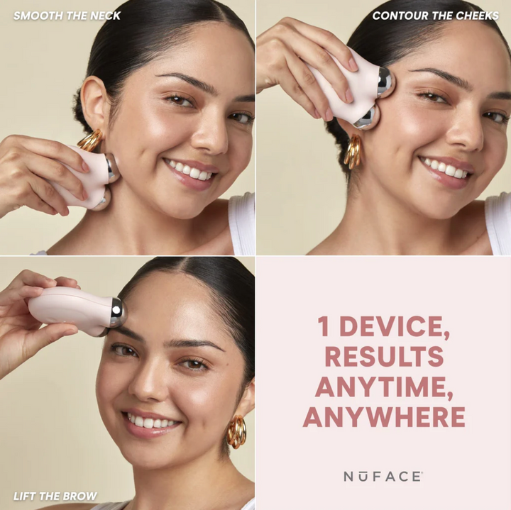 NuFace® MINI + Petite Facial Toning Starter Kit | Sandy Rose