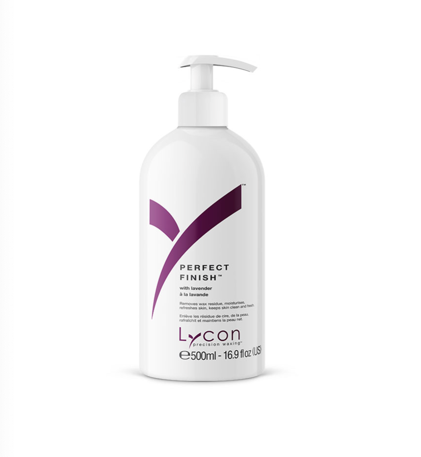 Lycon Perfect Finish Oil – lavender post-waxing oil for removing wax residue and calming skin