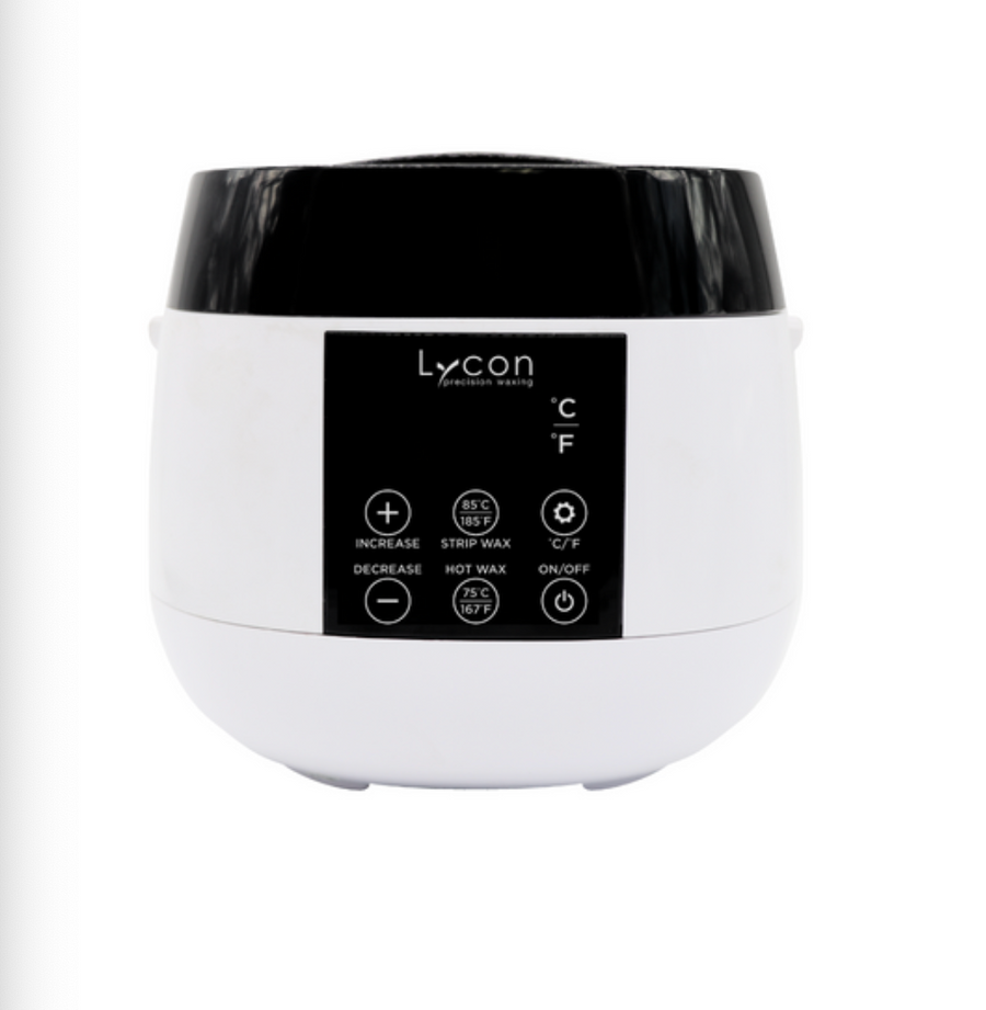 Lycon Lycopro Smart Mini Wax Heater – digital temperature control, removable insert, 550ml
