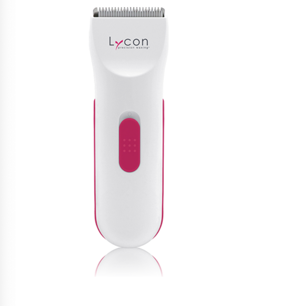Lycon Cordless Hair Trimmer – waxing prep tool with 4 comb attachments and ergonomic handle