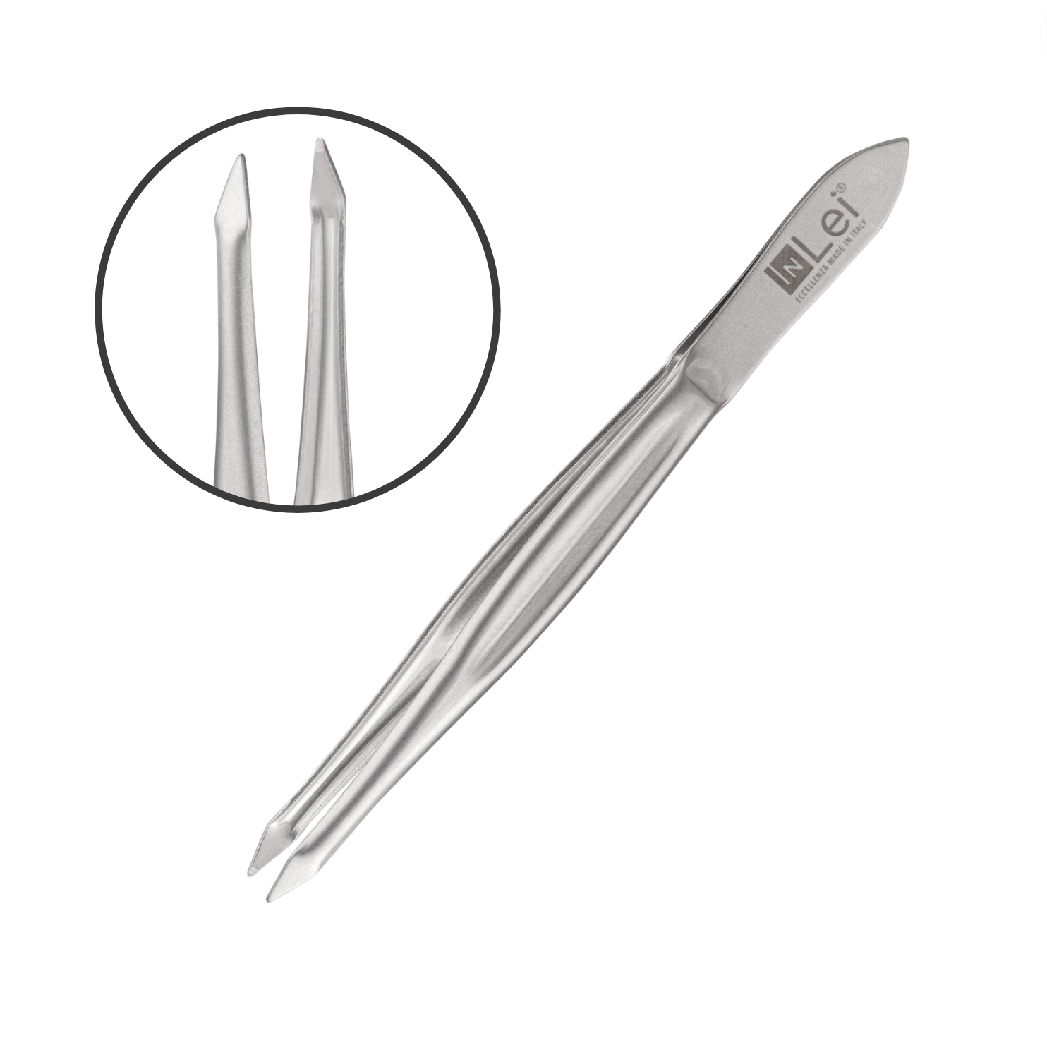 InLei Crab Tip Tweezers for precision eyebrow shaping