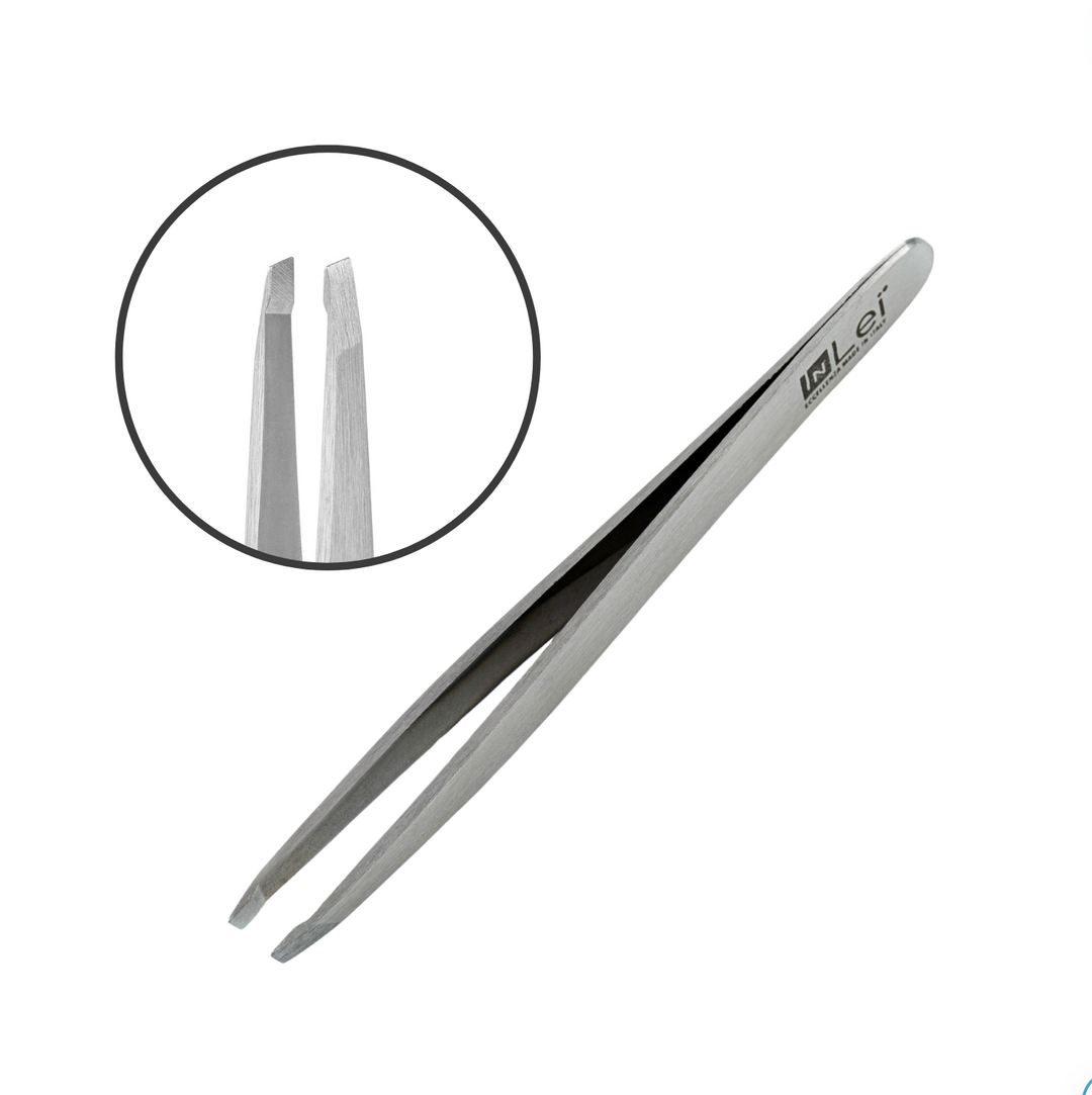 InLei® Angled Tweezers | Slanted Tweezers
