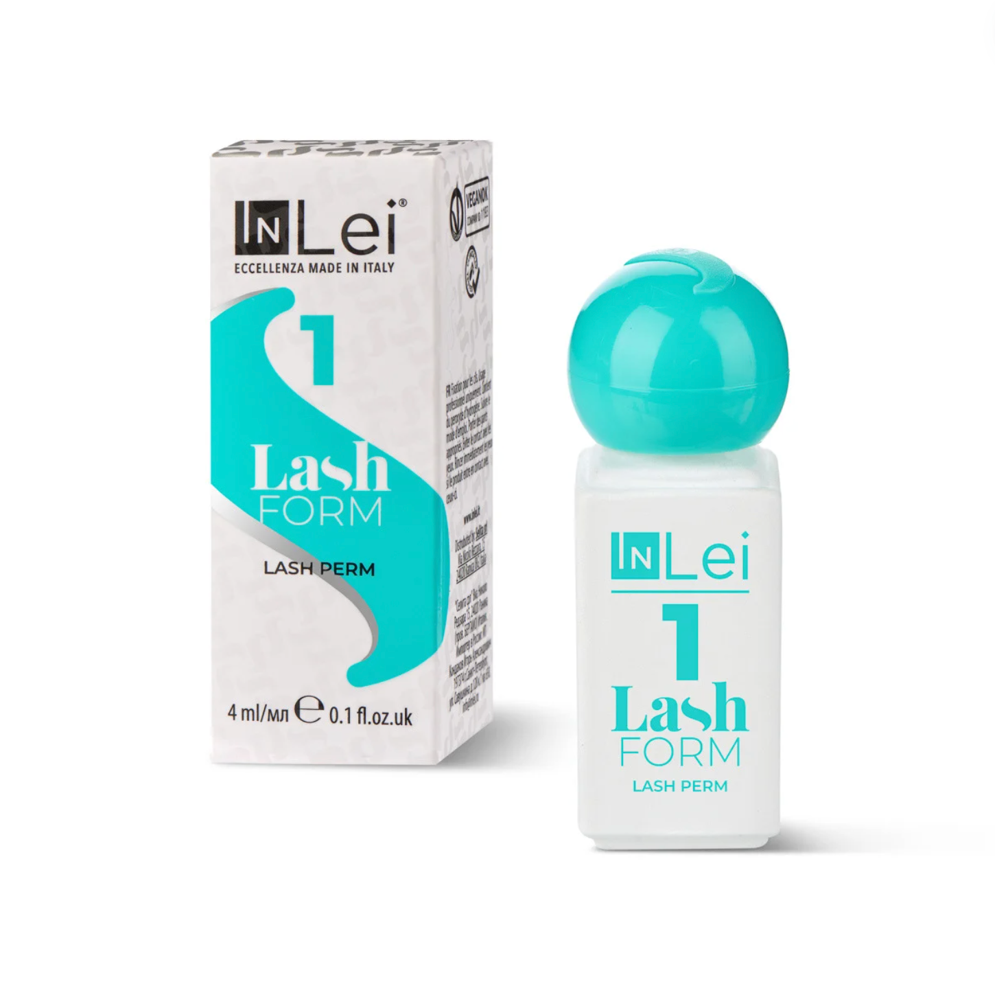 InLei Form 1 Perm Solution Bottle – 4ml alkaline lash lift prep for Lash Filler 25.9 Protocol
