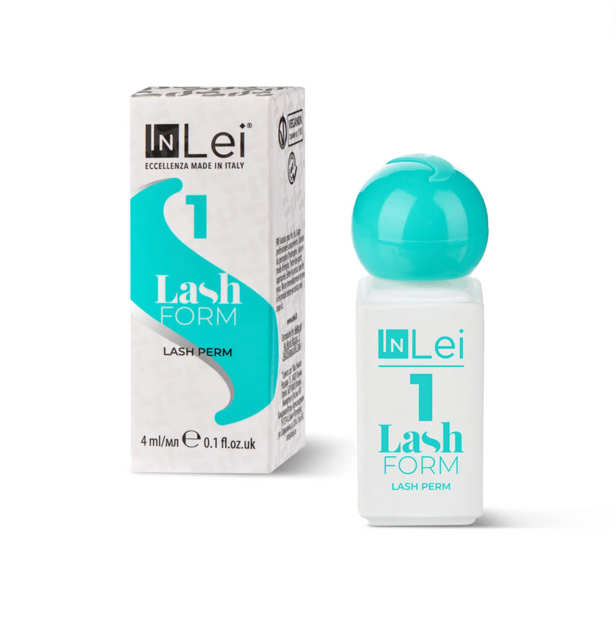 InLei Form 1 Perm Solution Bottle – 4ml alkaline lash lift prep for Lash Filler 25.9 Protocol