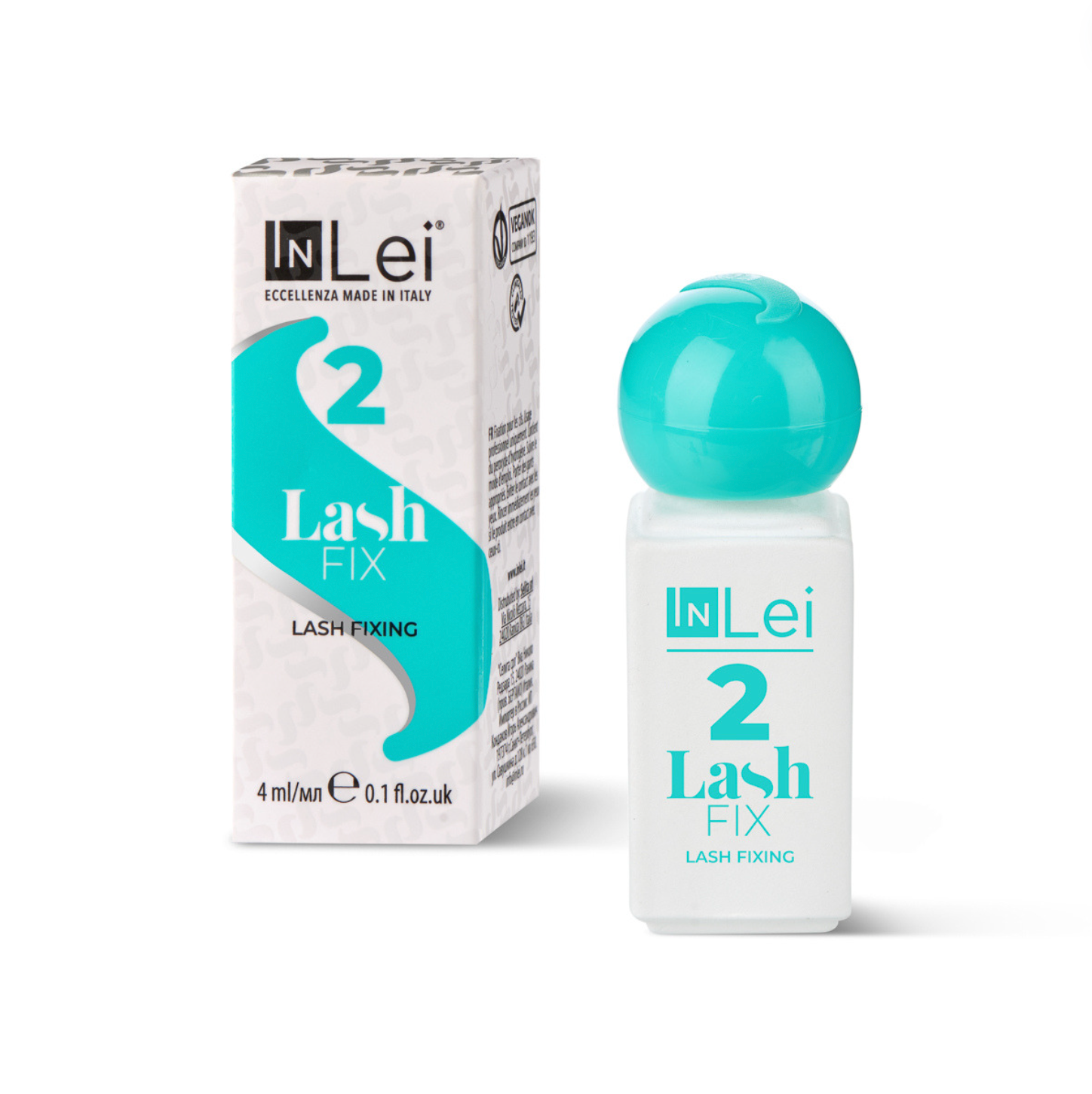 InLei FIX 2 Lash Fixing Solution 4ml – Step 2 in Lash Filler Protocol, Made in Italy
