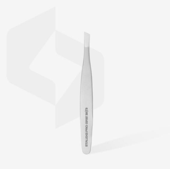Staleks Eyebrow tweezers EXPERT 20 | Type 3 (wide beveled)