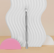 Staleks SMART 50 Type 6 Cuticle Pusher with bent blade and rounded tip for manicure and pedicure prep
