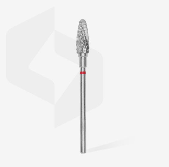 Staleks Carbide drill bit, "corn", red | head diameter 5 mm/working part 13 mm | FT90R050/13