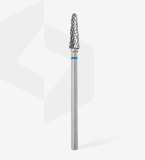 Staleks Carbide nail drill bit frustum blue EXPERT|  head diameter 4 mm / working part 13 mm