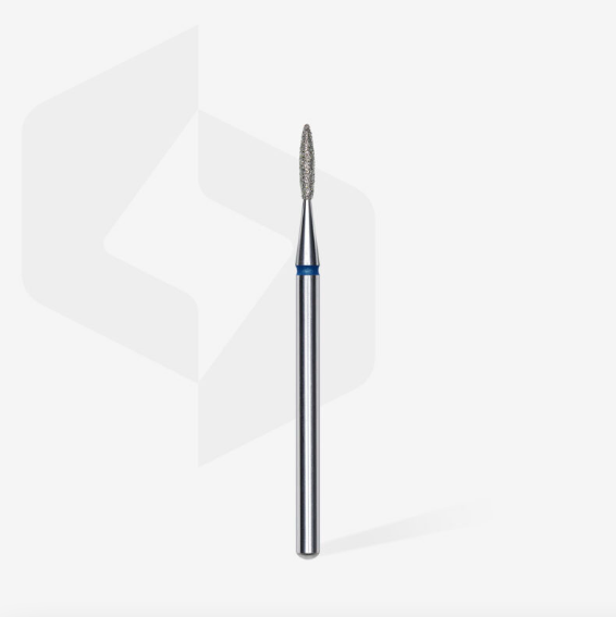 Staleks PRO Diamond Drill Bit | Flame BLUE |  1.6 mm/8 mm | MEDIUM | FA10B016/8