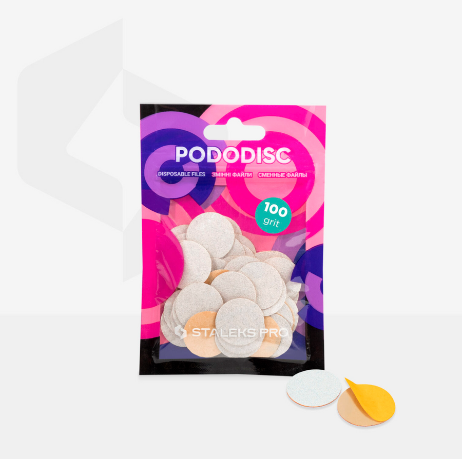 Staleks Pododisc PRO M White Refill Pads 20mm – 50 disposable pedicure files