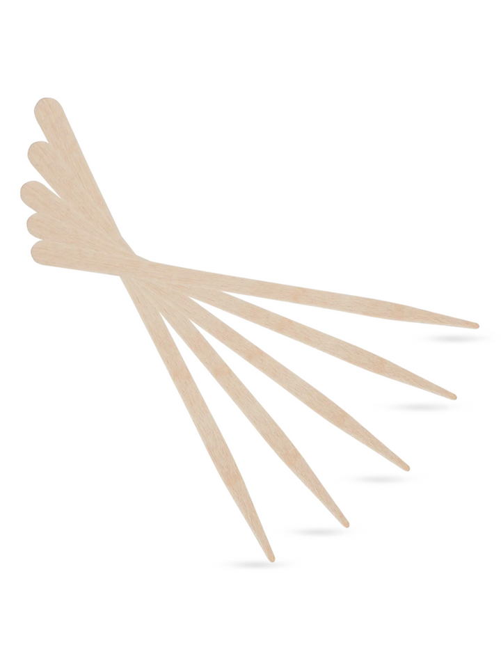 InLei® Spaty Wax Wooden Spatulas | 100 Pcs