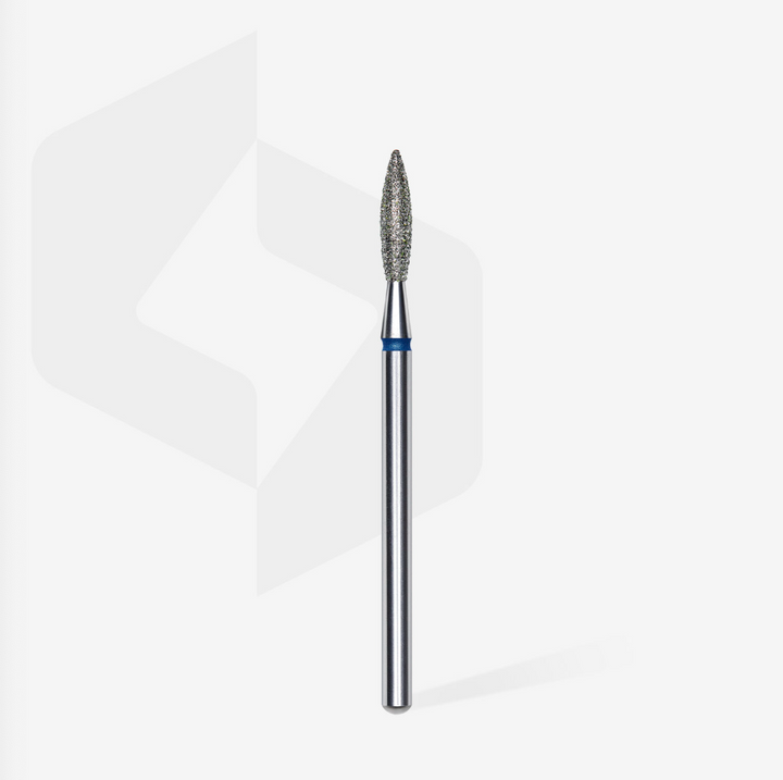 Staleks PRO Diamond Drill Bit | Flame BLUE |  2.3 mm/10 mm | MEDIUM | FA10B023/10