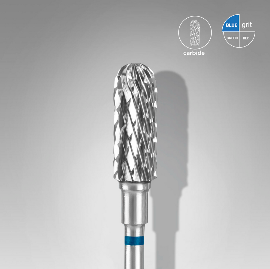 Staleks rounded cylinder carbide drill bit for nails and feet