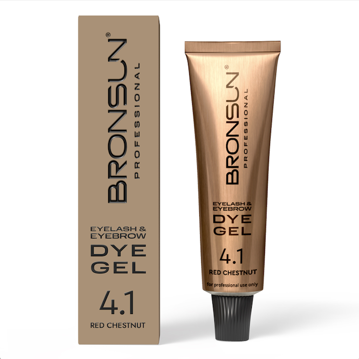 BRONSUN Hybrid Gel Dye for Eyebrows & Eyelashes – Henna Effect | 15 ml