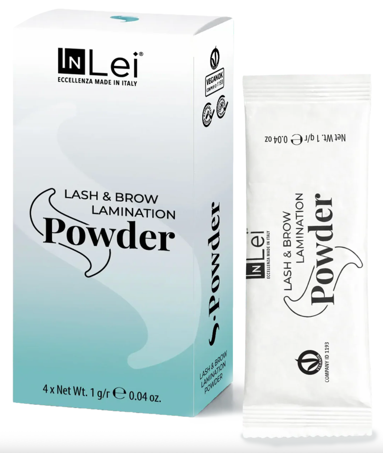 InLei® S-Powder | Korean Lamination Thickening Powder | 4 sachets x 1g