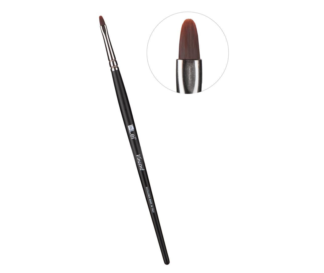 InLei® VINCENT Cat-Tongue Brush – Professional Lash & Brow Brush