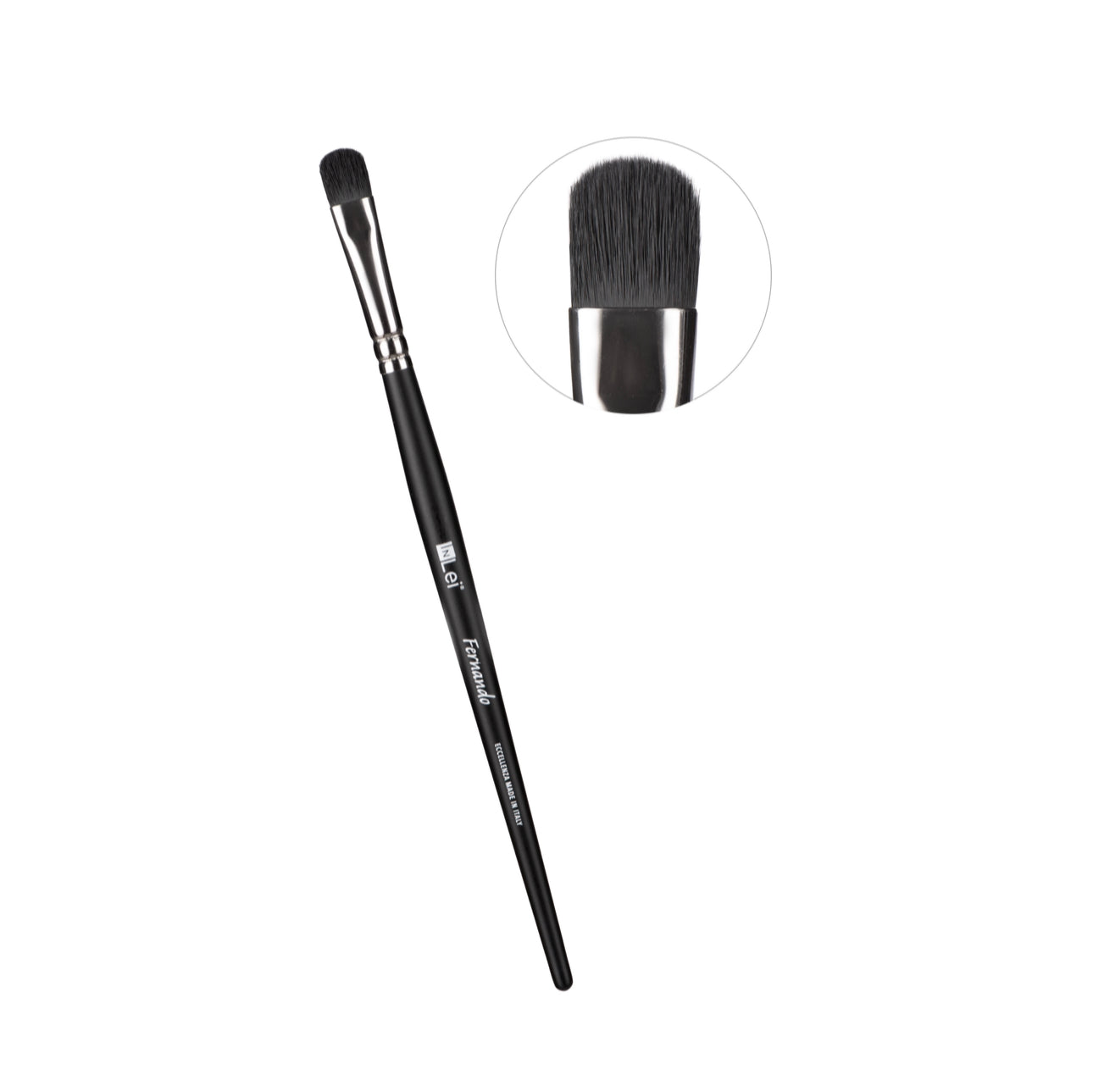 InLei Fernando rounded cleansing brush for lash and brow treatments