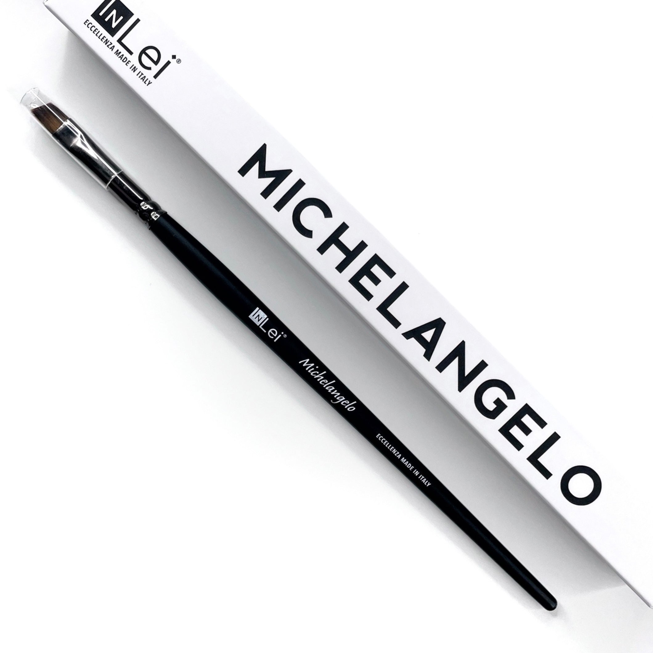 InLei® Michelangelo Brush – Professional Angled Brow Tint Brush