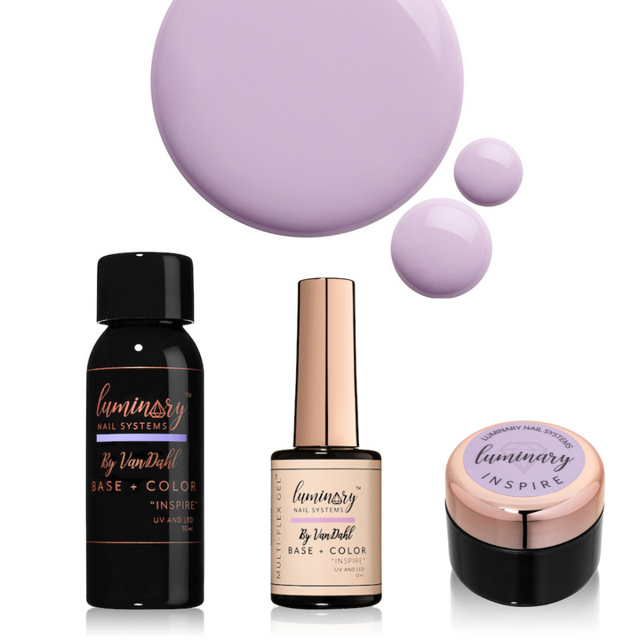 Luminary™ Inspire | Lavender Gel Polish | Multi-Flex Gel Builder & Base