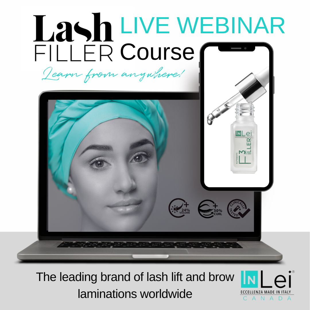 InLei® Lash Filler (Lash Lift) Live Webinar Online Training Session - Full Day!