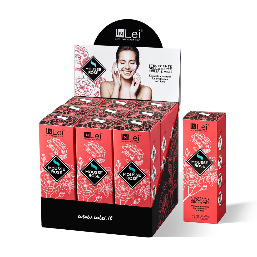 InLei® Rose Mousse Présentoir | 9 pièces