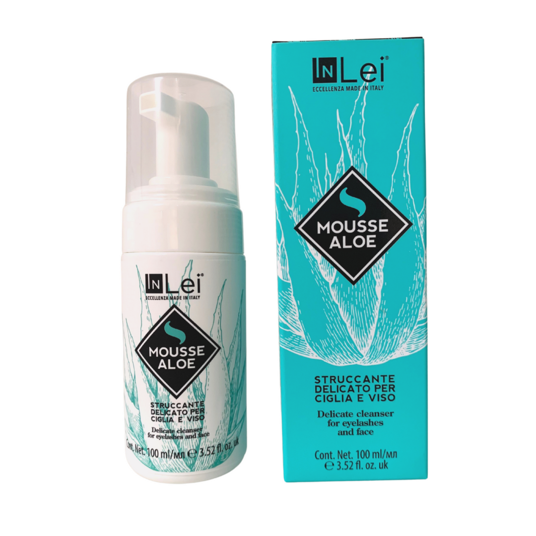 InLei® Mousse nettoyante pour les sourcils, les cils et le visage (Aloe)